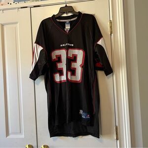 Micheal Turner Atlanta Falcons Black Reebok NFL Football Jersey Size XL